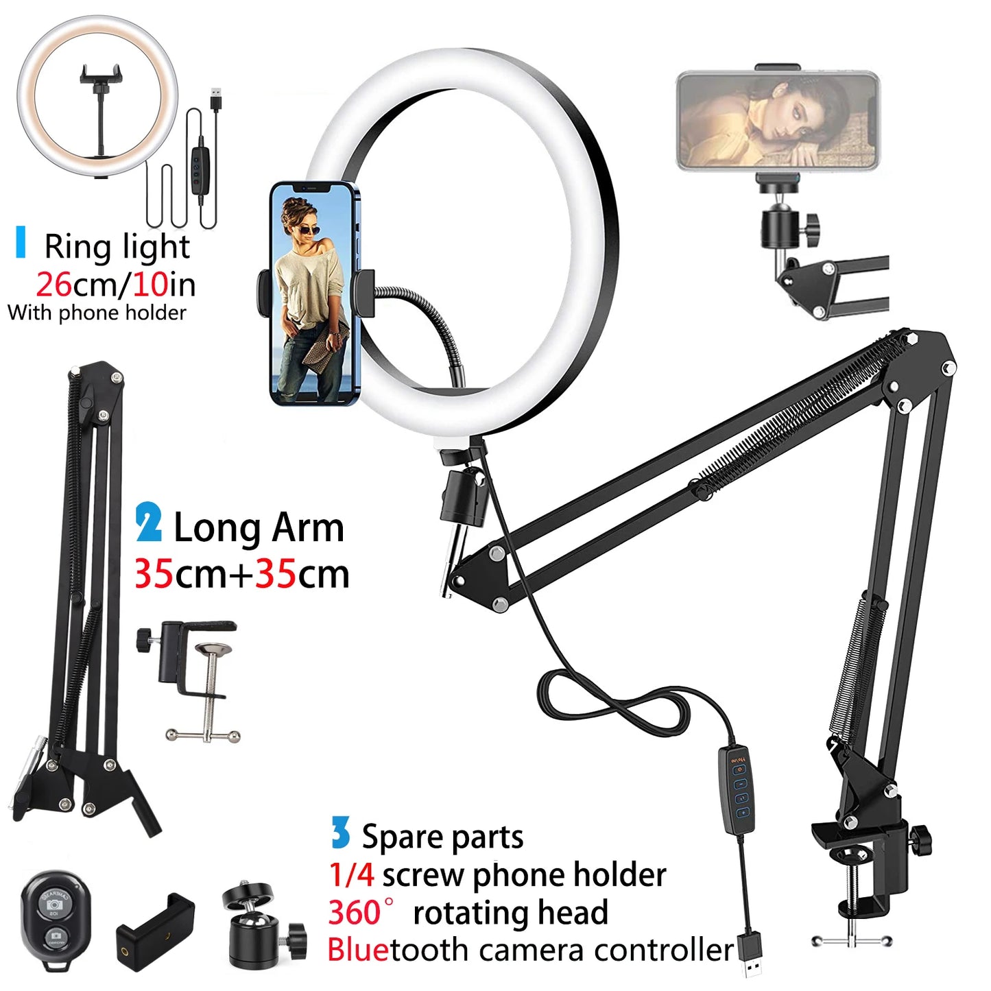 Tripod Photography RingLight