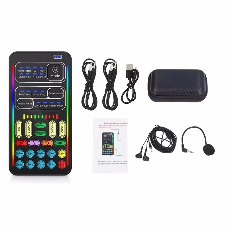 Voice Changer Microphone Bluetooth Mic