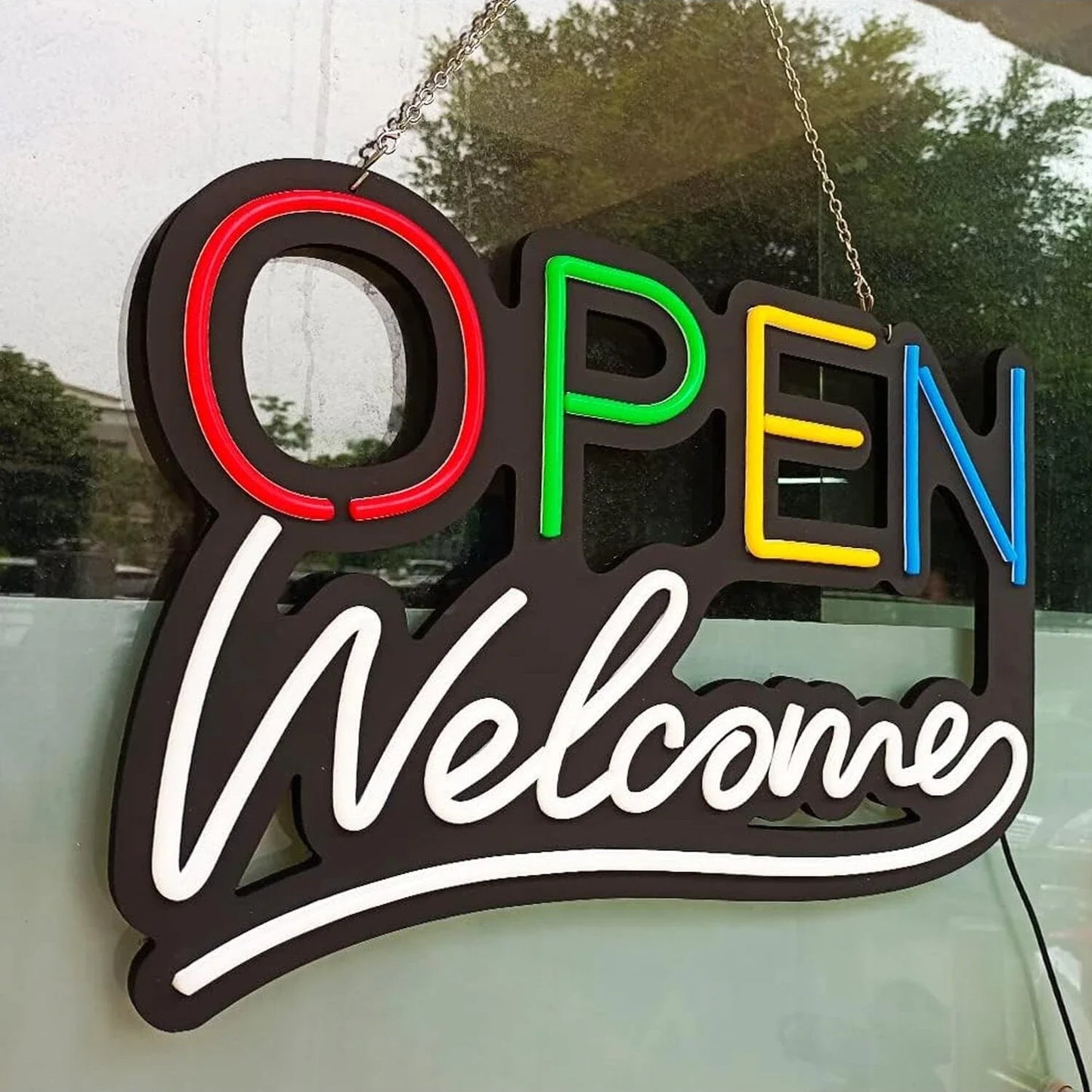 Open Neon Sign Wall Mounted Neon Lights