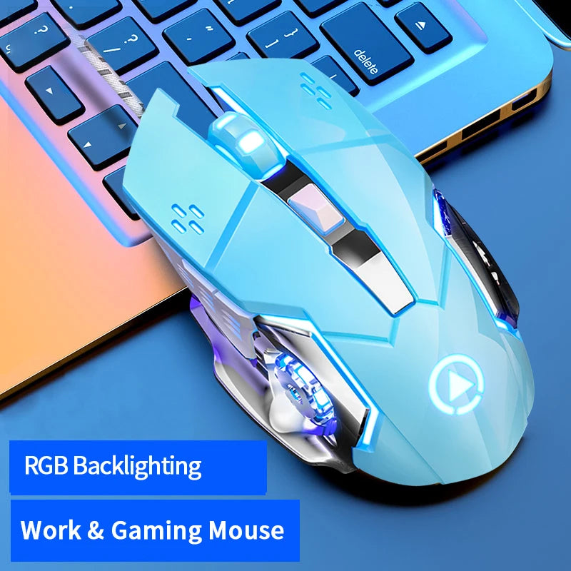 USB Wired Gaming Mouse 6 Button Backlit Ergonomic