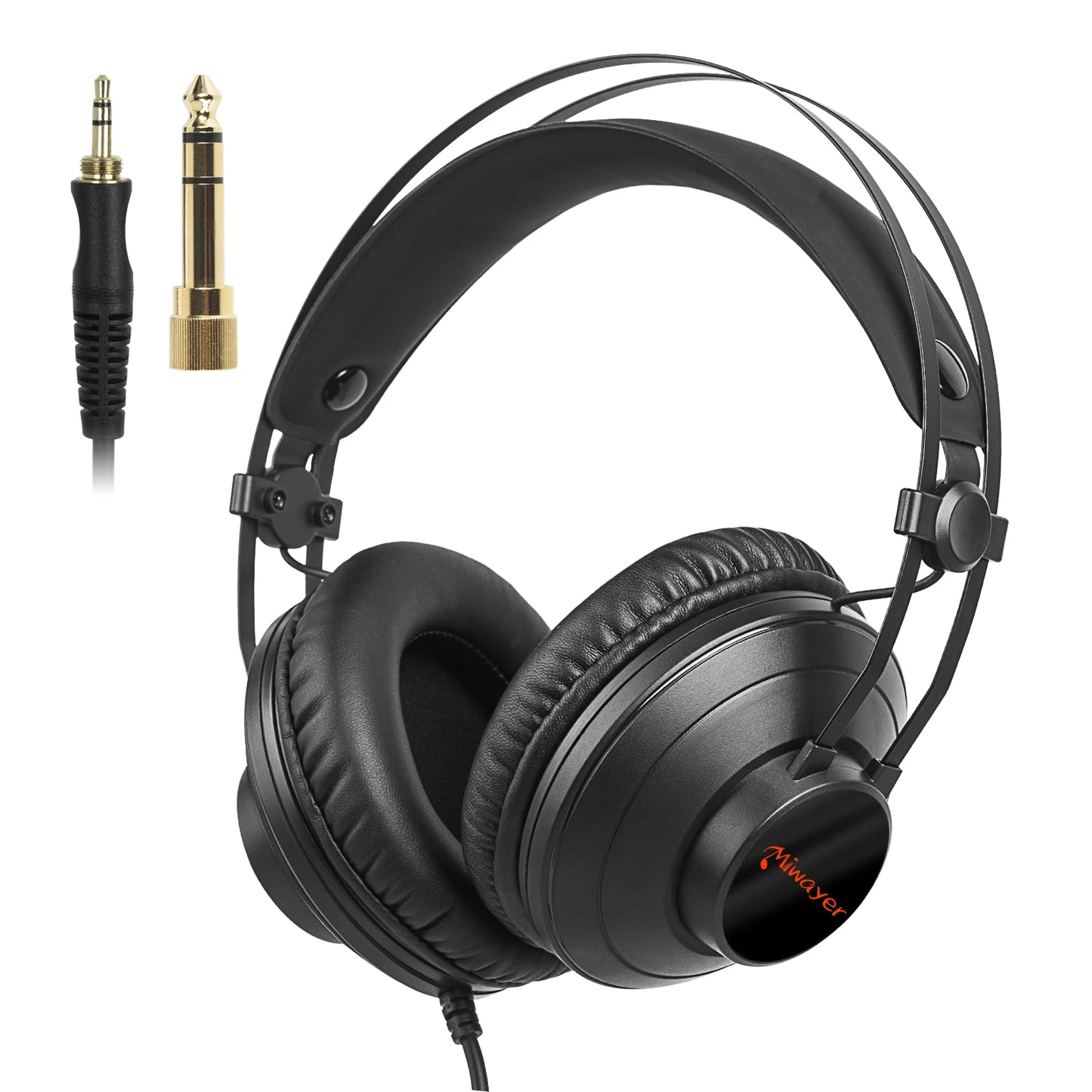 Studio Monitor Headphones Wired Over Ear