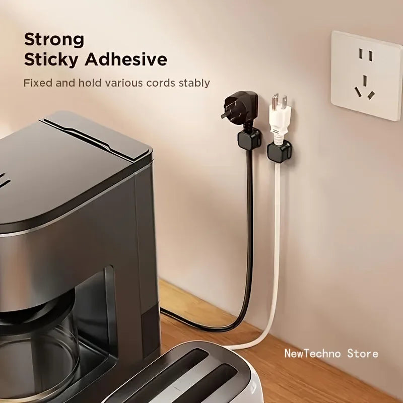 Wall-Mounted Data Cable Management Clips