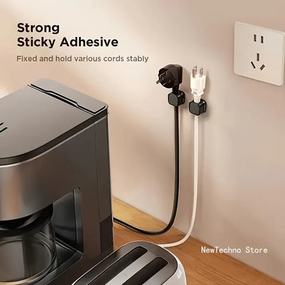 Wall-Mounted Data Cable Management Clips