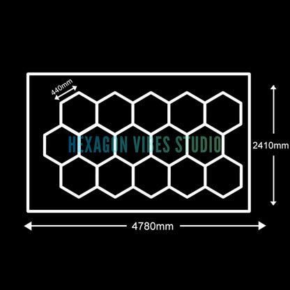 Honeycomb Ceiling Light for Workshop