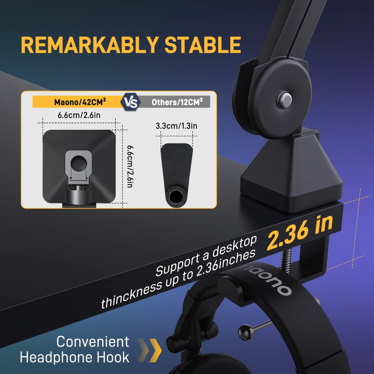 Metal Suspension Mic Stand