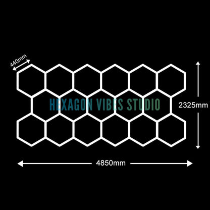 Honeycomb Ceiling Light for Workshop