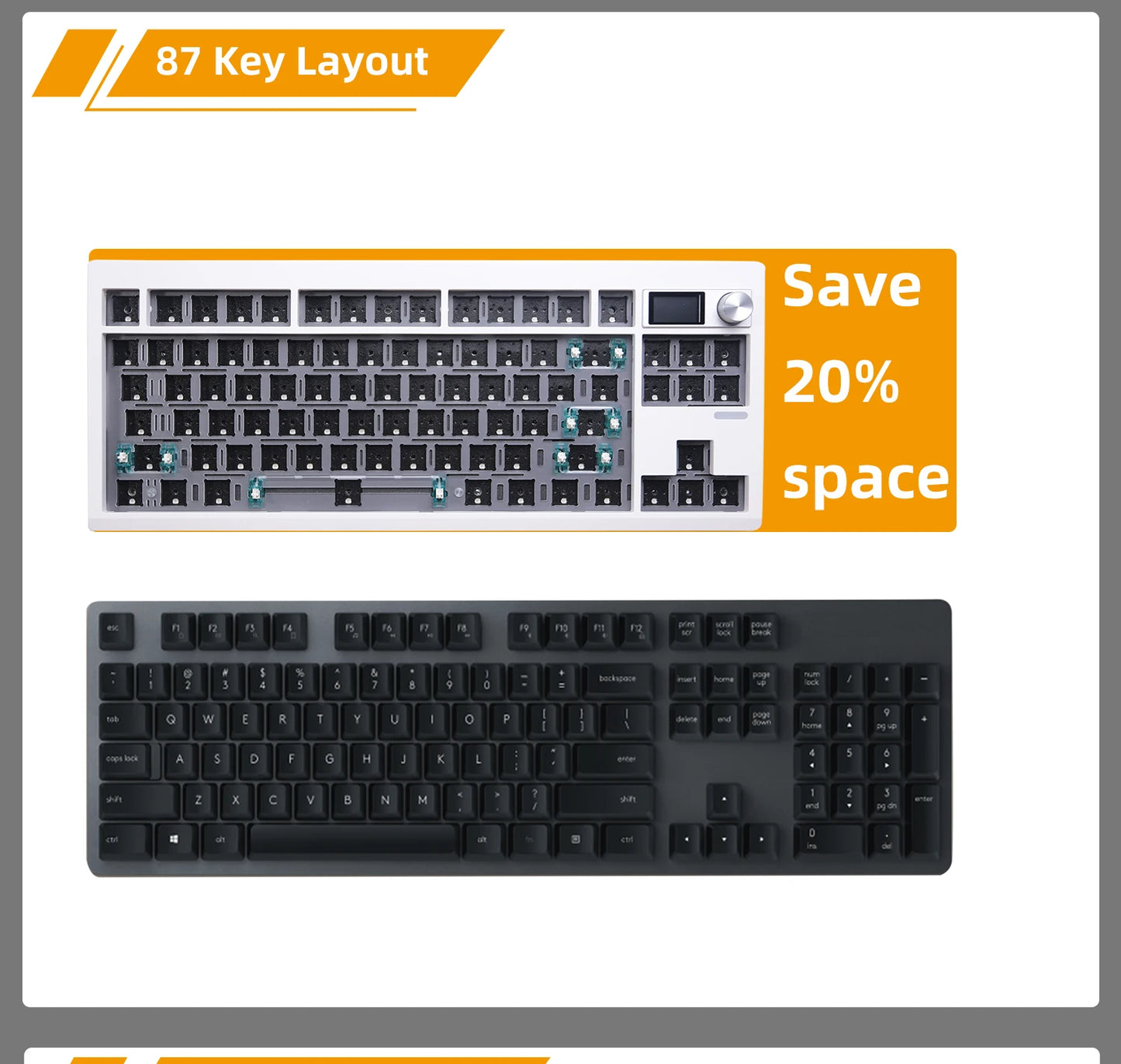 Structure Gaming Hot Swap Keyboard for VIA Customized