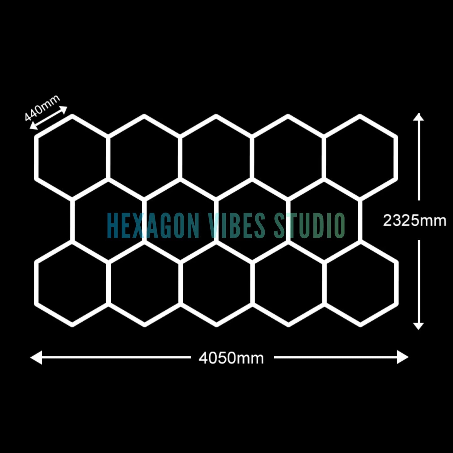 Honeycomb Ceiling Light for Workshop