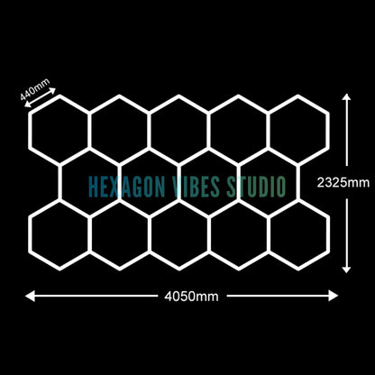 Honeycomb Ceiling Light for Workshop
