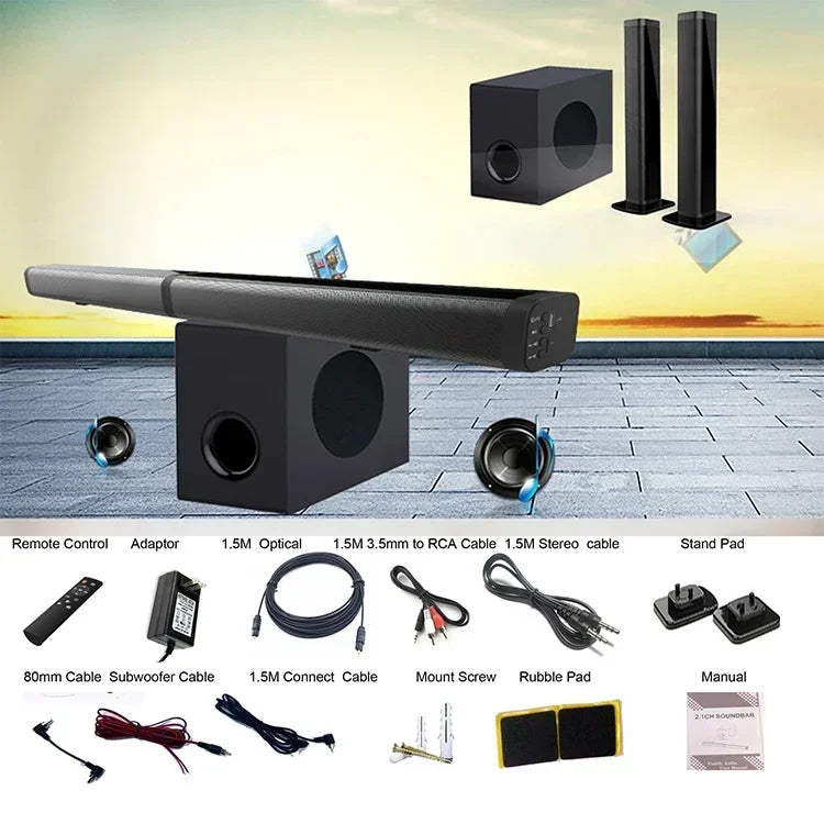 3D Surround Sound Bar Remote Control