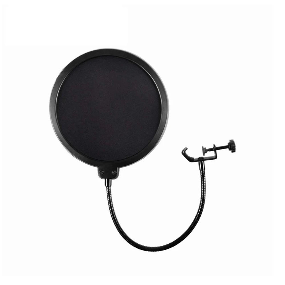 Microphone Pop Filter Shield Dual Layered Wind Pop Screen