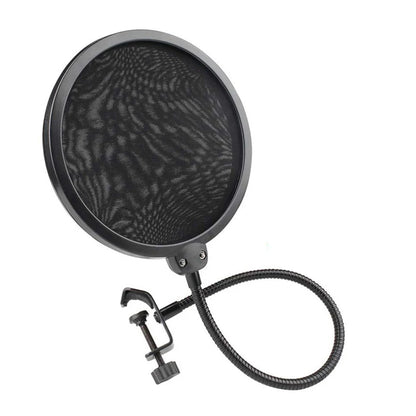 Microphone Pop Filter Shield Dual Layered Wind Pop Screen