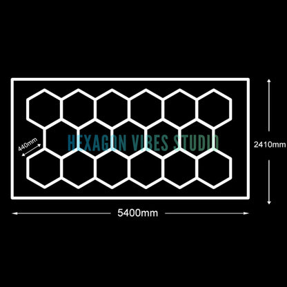Honeycomb Ceiling Light for Workshop