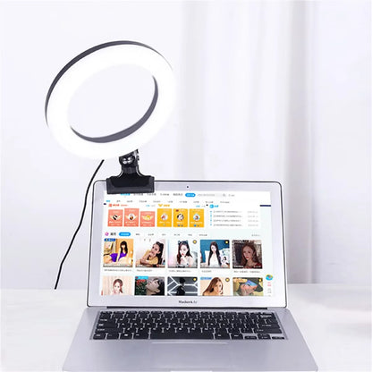 Clip-on ring light lighting kit, phone selfie light