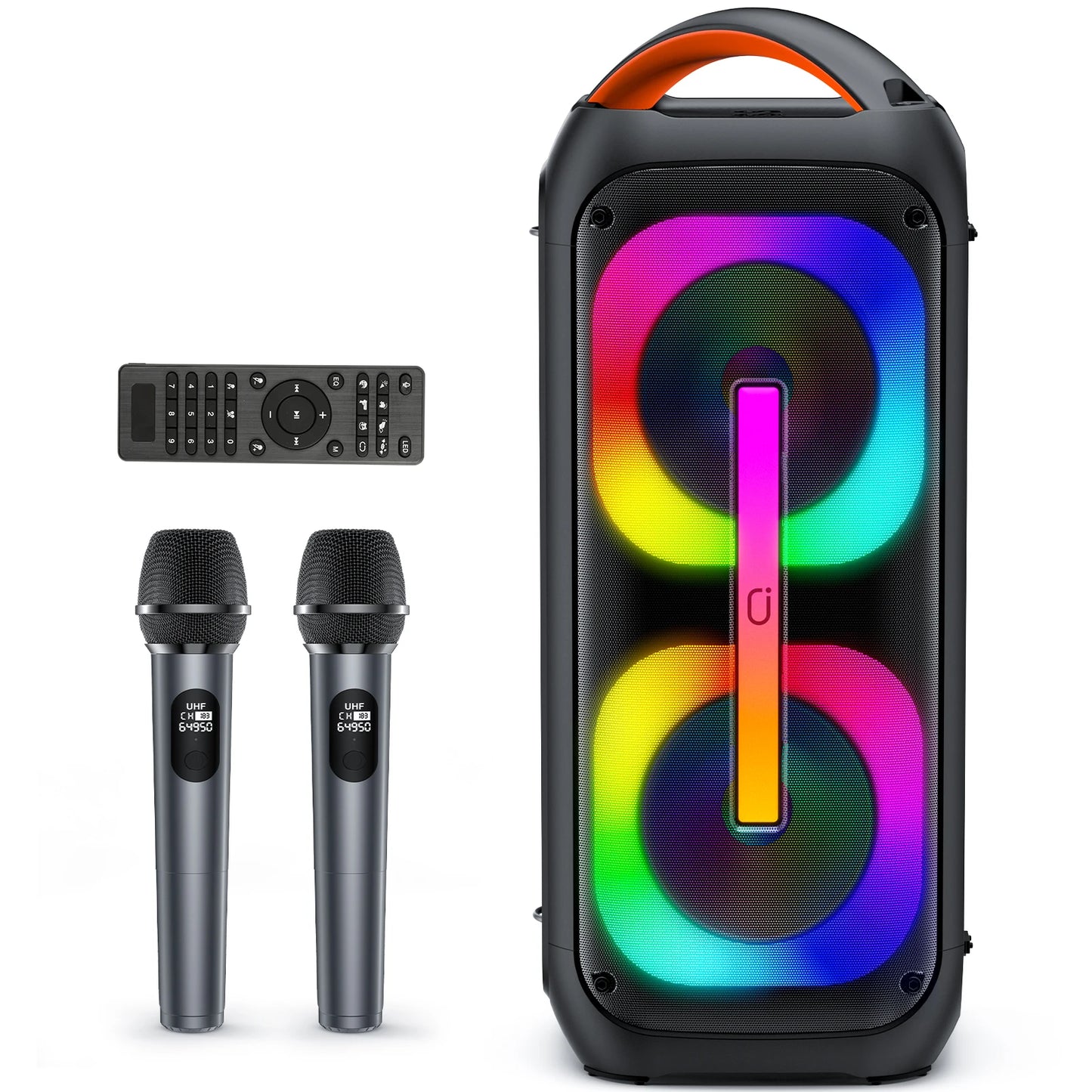 Karaoke Machine with 2 Wireless Microphones