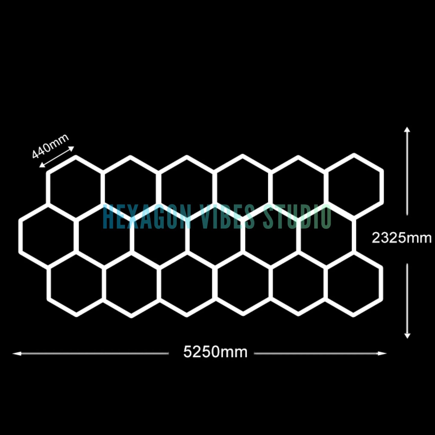 Honeycomb Ceiling Light for Workshop