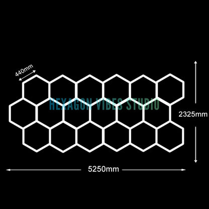 Honeycomb Ceiling Light for Workshop