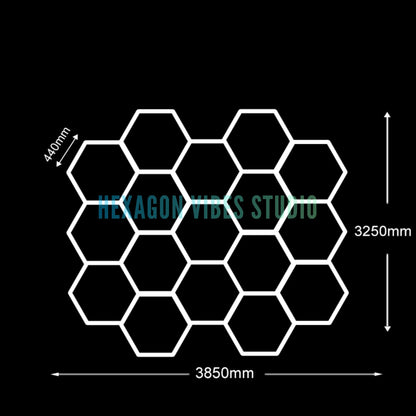 Honeycomb Ceiling Light for Workshop
