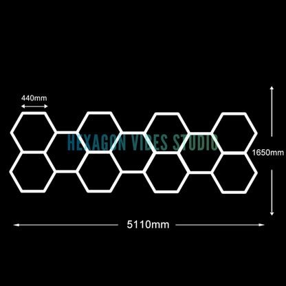 Honeycomb Ceiling Light for Workshop