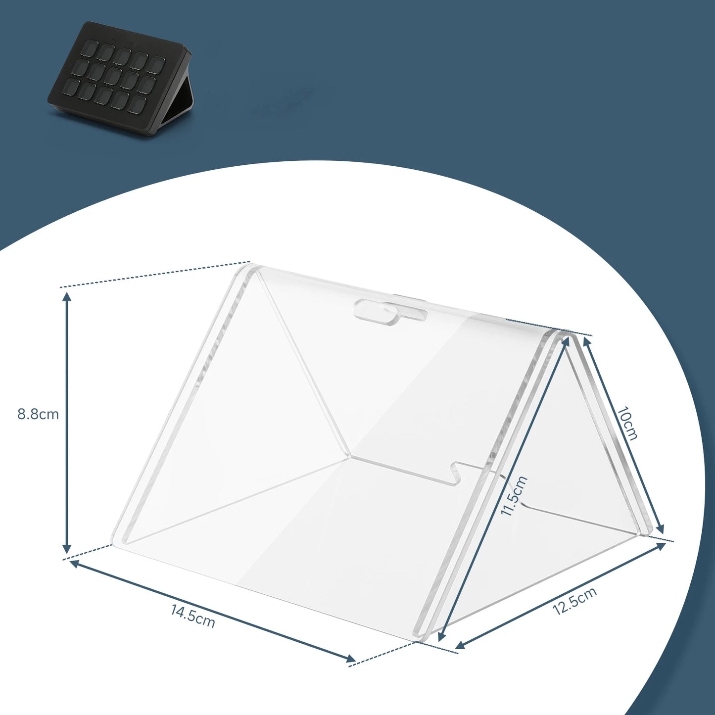 Live Broadcast Console Acrylic Desktop Cover