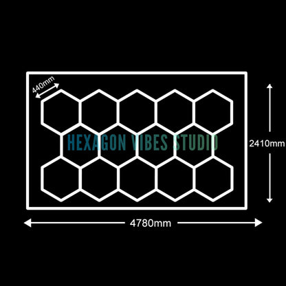 Honeycomb Ceiling Light for Workshop