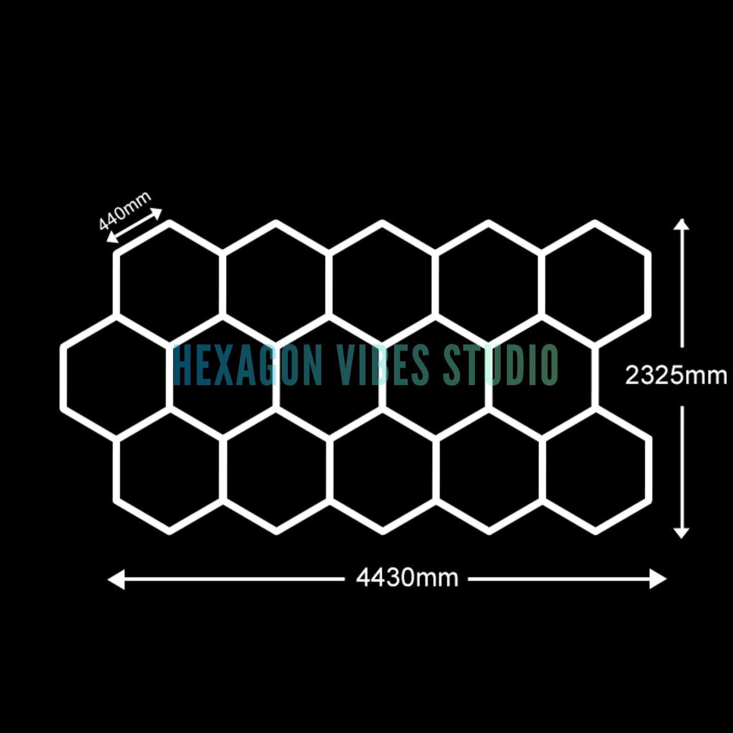 Honeycomb Ceiling Light for Workshop