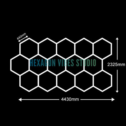 Honeycomb Ceiling Light for Workshop