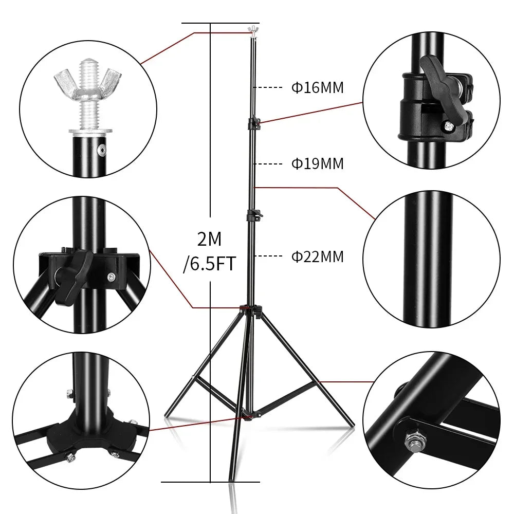 SH Photography Background Stand Photo Studio Support System