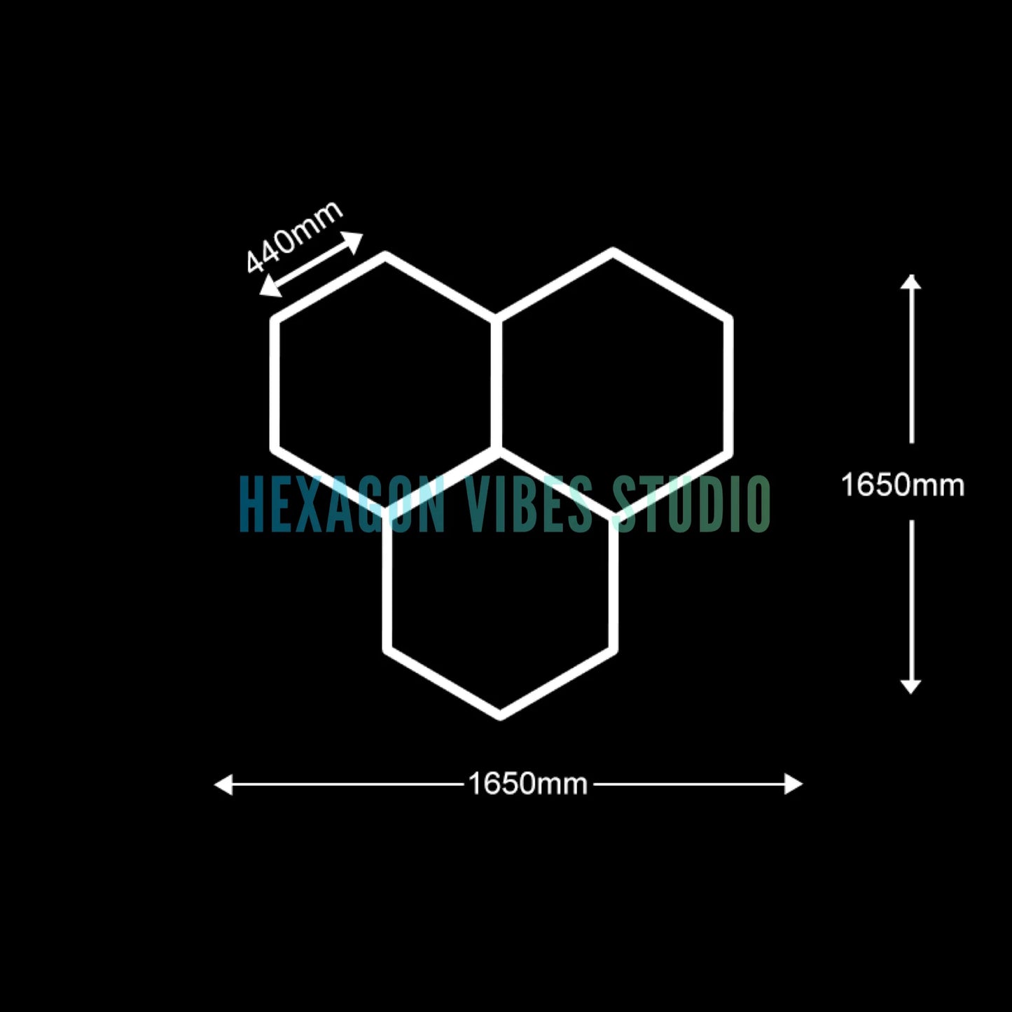 Honeycomb Ceiling Light for Workshop