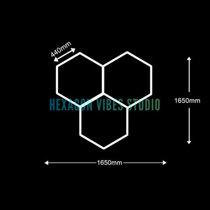 Honeycomb Ceiling Light for Workshop