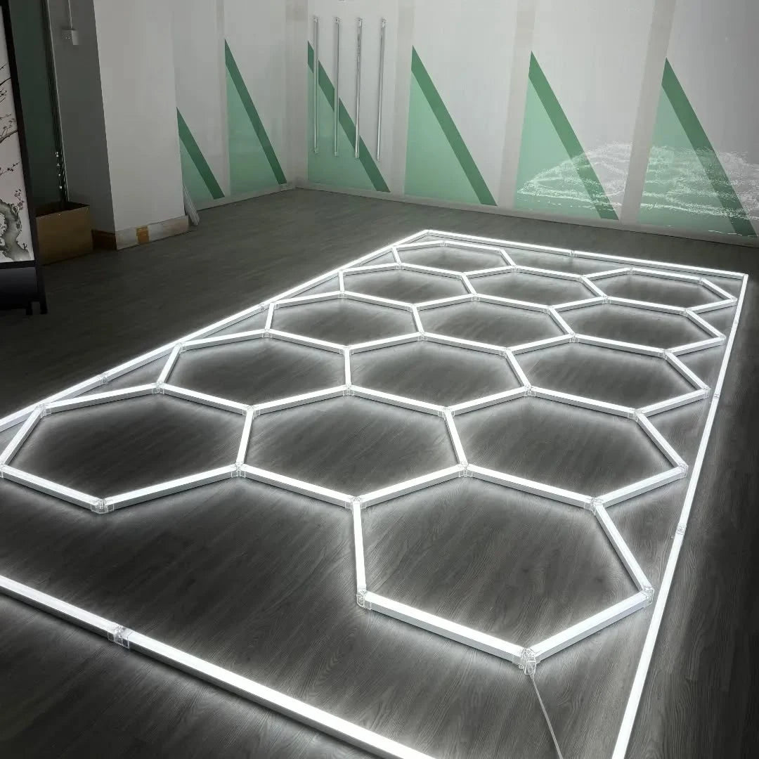 Honeycomb Ceiling Light for Workshop