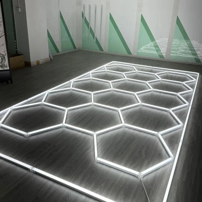 Honeycomb Ceiling Light for Workshop