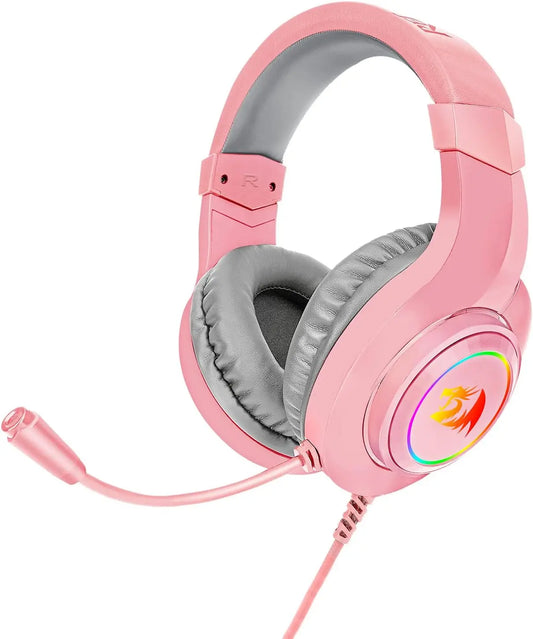 Redragon H260 Hylas RGB Pink Gaming Headset with Microphone
