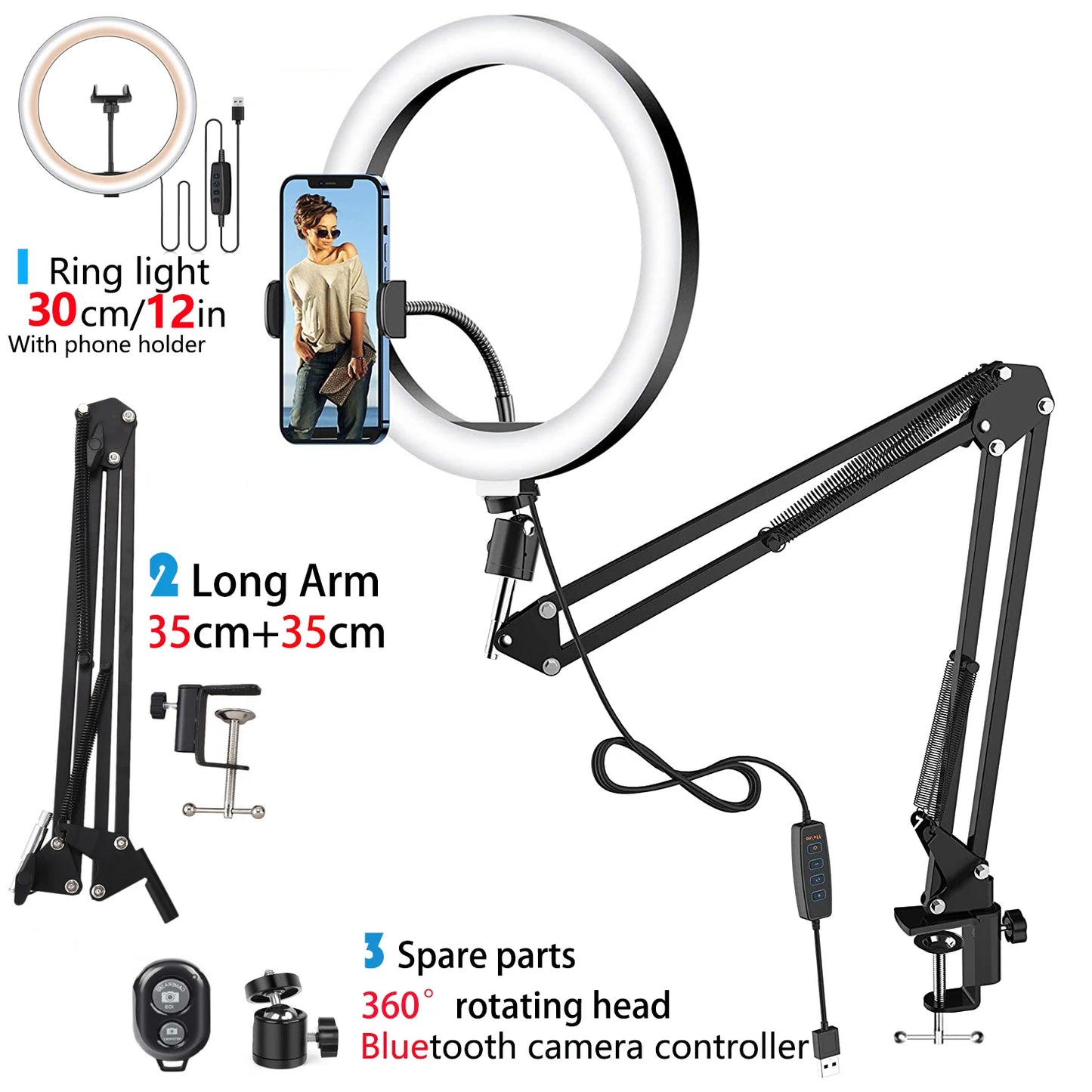 Tripod Photography RingLight