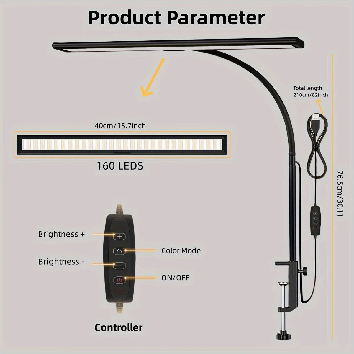 LED Desk Lamp for Office Home