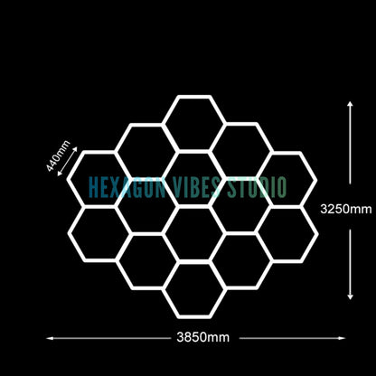 Honeycomb Ceiling Light for Workshop