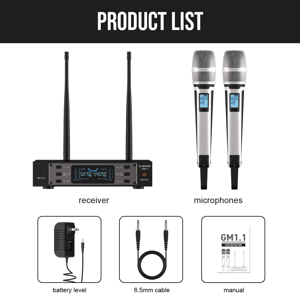 Karaoke Mic G-MARK GM1.1 Versatile