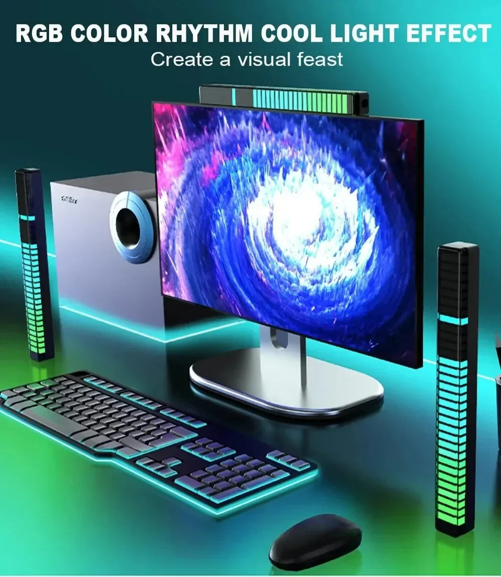 LED Rhythm Gaming Ambient Light Sound Control